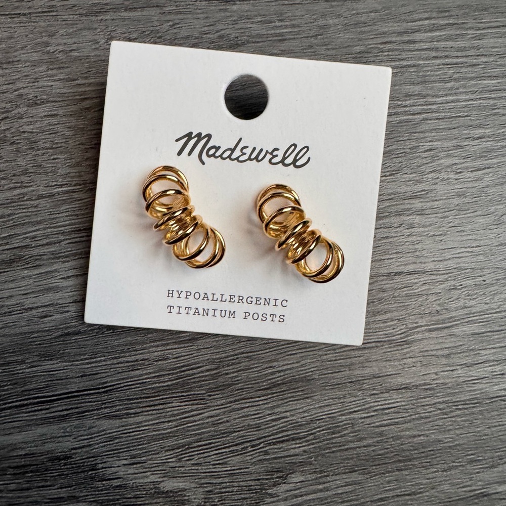 Madewell NWT spring earrings